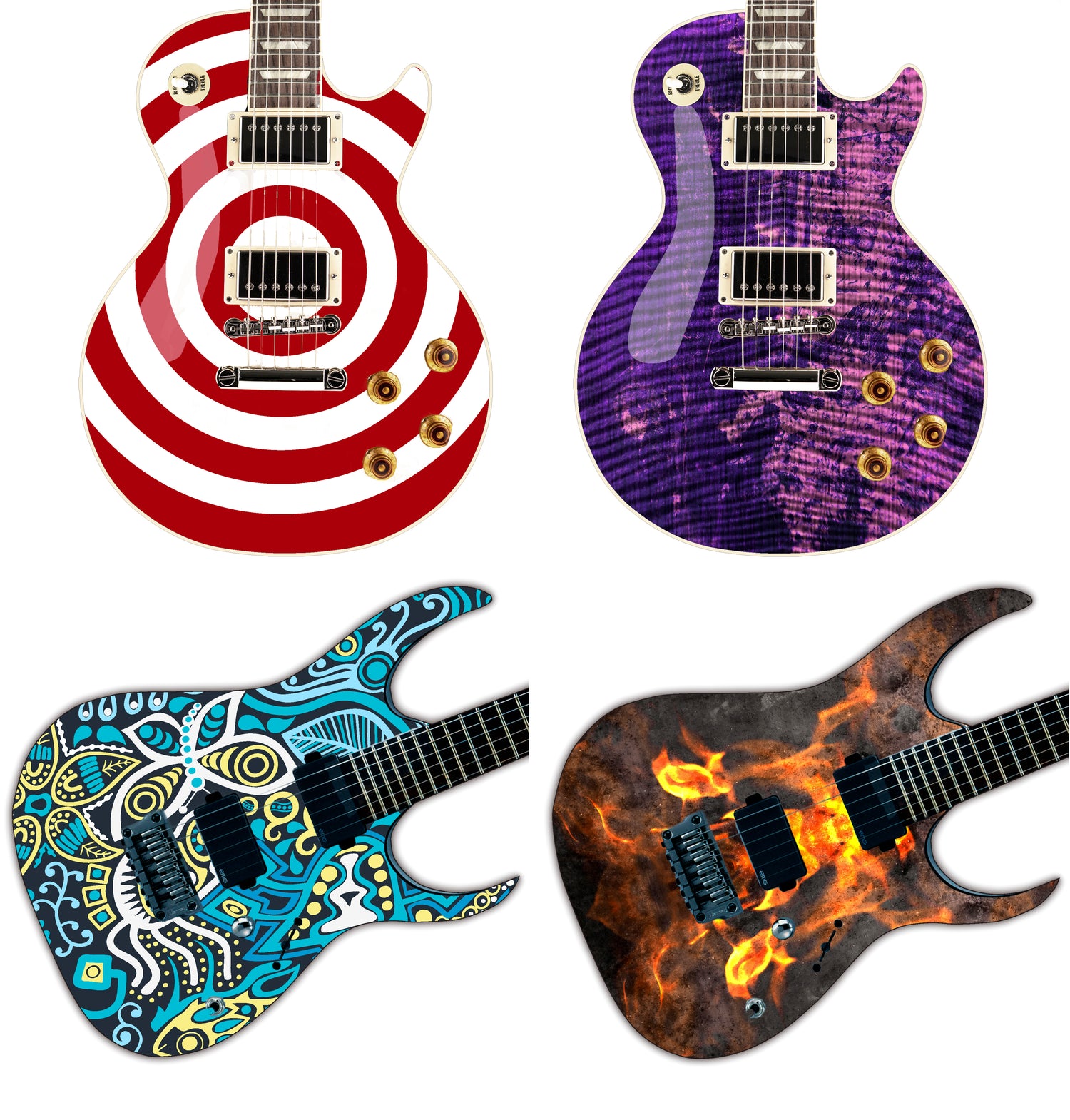 Custom Guitar Skin Wraps.