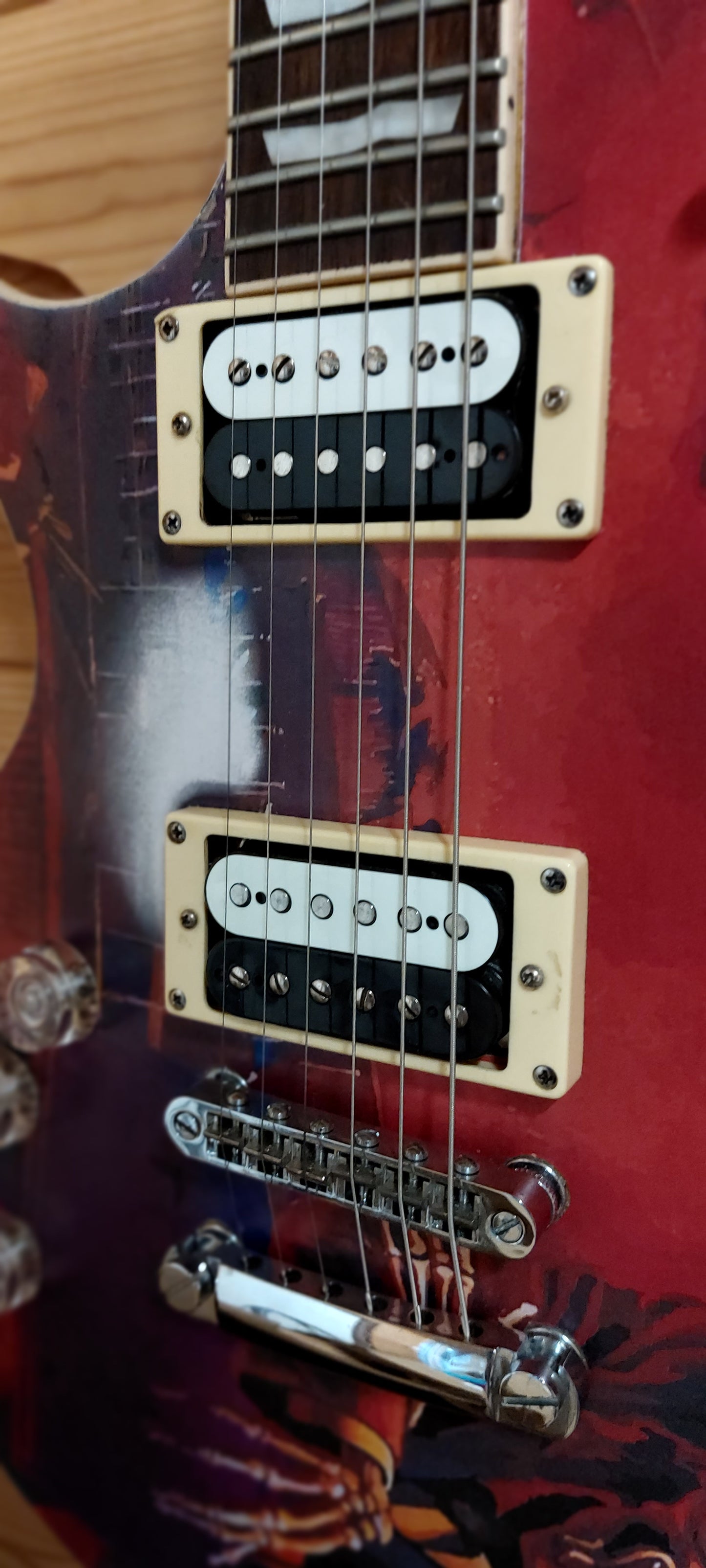 Luminous Guitar Pickup Inlay Decal Stickers. Glow in the Dark Vinyl ,7 Sets.