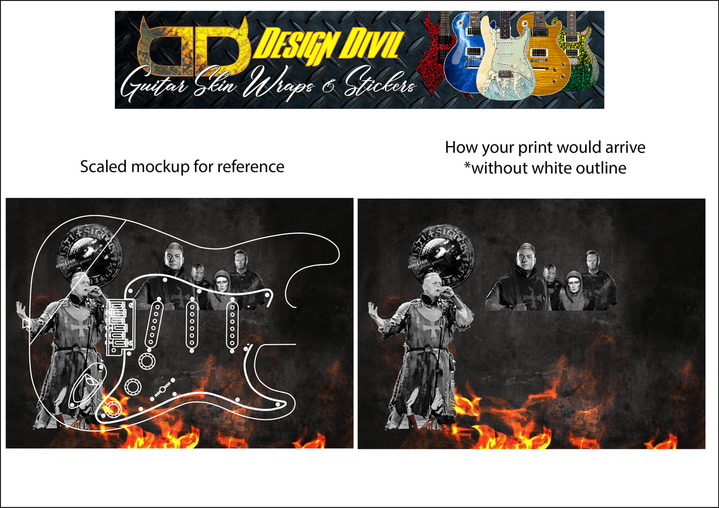 Custom guitar wrap -Thorsten