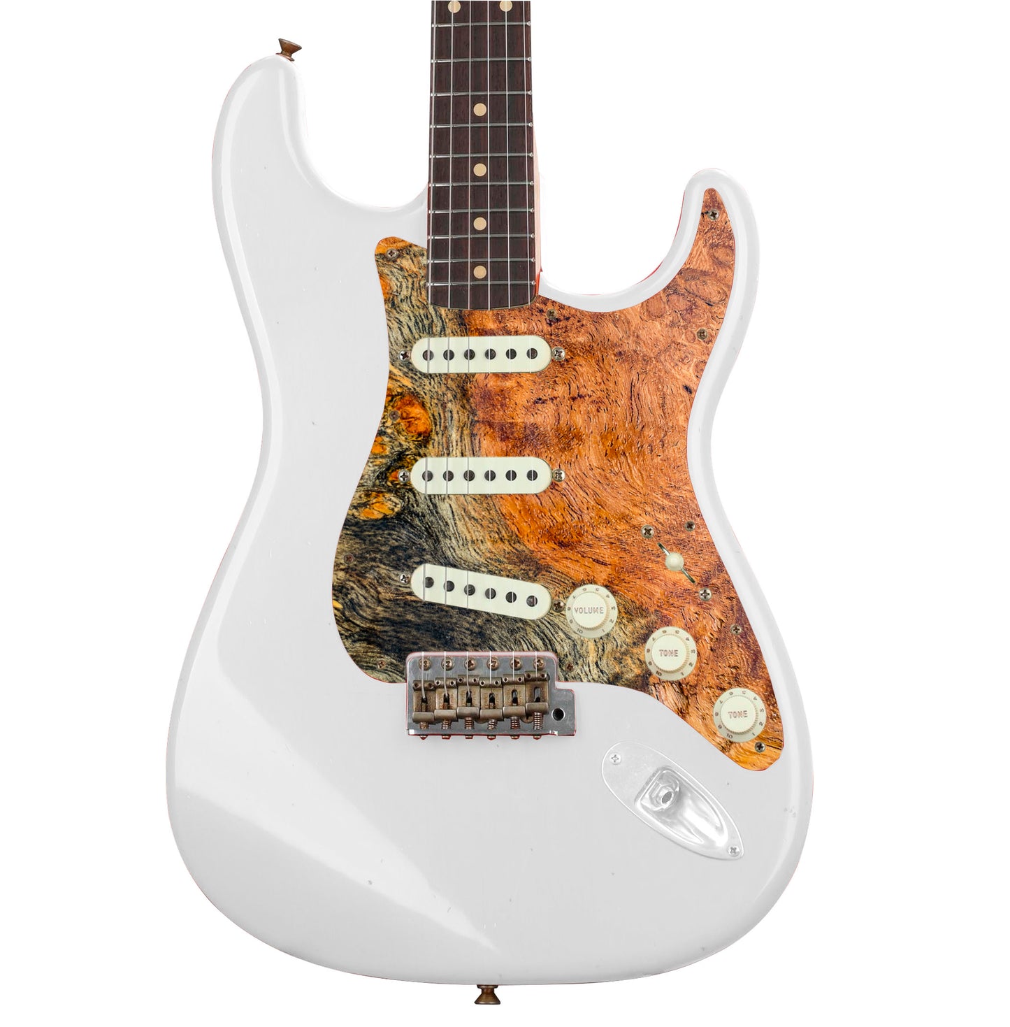 Guitar Custom PickGuard Sticker Skins. Customise your own existing Pickguard, Headstock, Tremolo Cover plate. The Wood Grain PK19