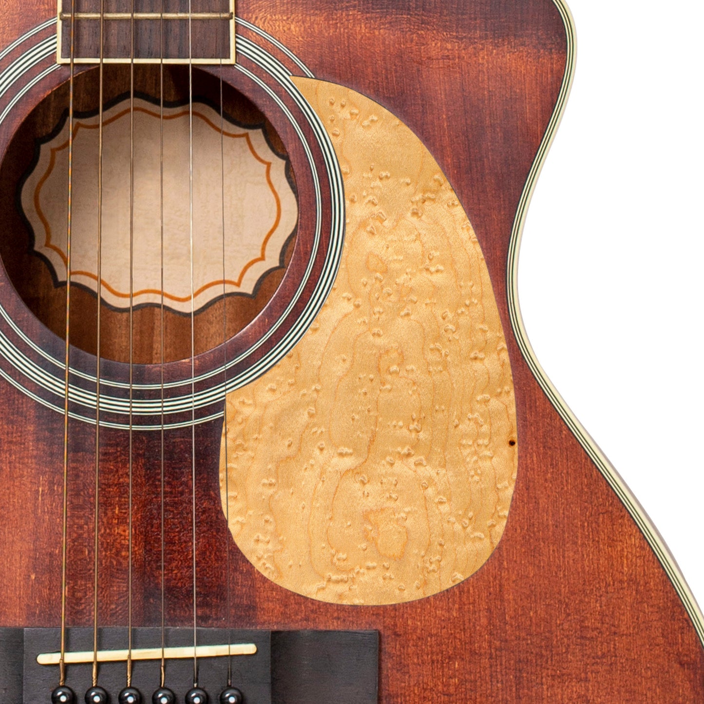 Guitar Custom PickGuard Sticker Skins. Customise your own existing Pickguard, Headstock, Tremolo Cover plate. The Wood Grain PK18