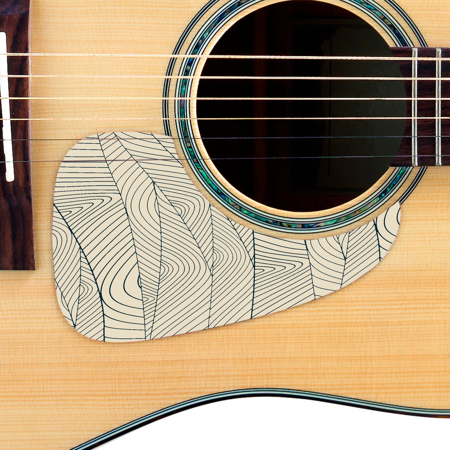 Guitar Custom PickGuard Sticker Skins. Customise your own existing Pickguard, Headstock, Tremolo Cover plate. The Swirls PK12