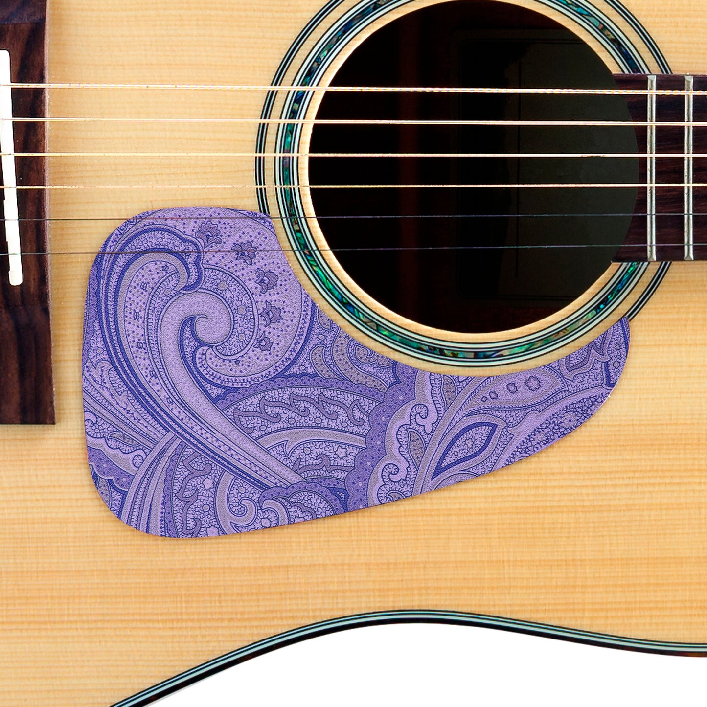 Guitar Custom PickGuard Sticker Skins. Customise your own existing Pickguard, Headstock, Tremolo Cover plate. The Paisleys PK08