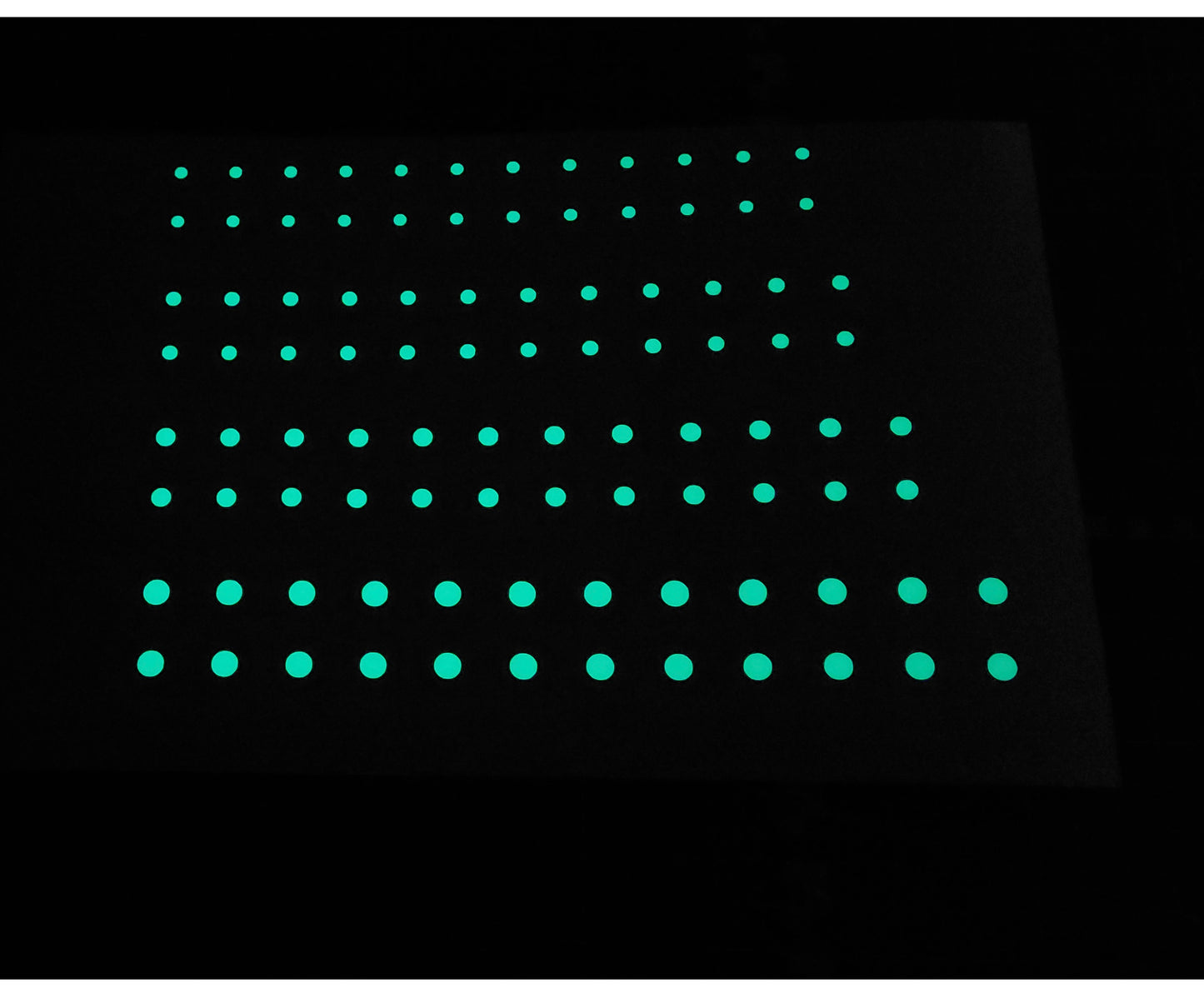 Luminous Vinyl Side Dots and Fret Markers Glow in the Dark Decal Stickers for Guitars & Basses and other Musical Instruments
