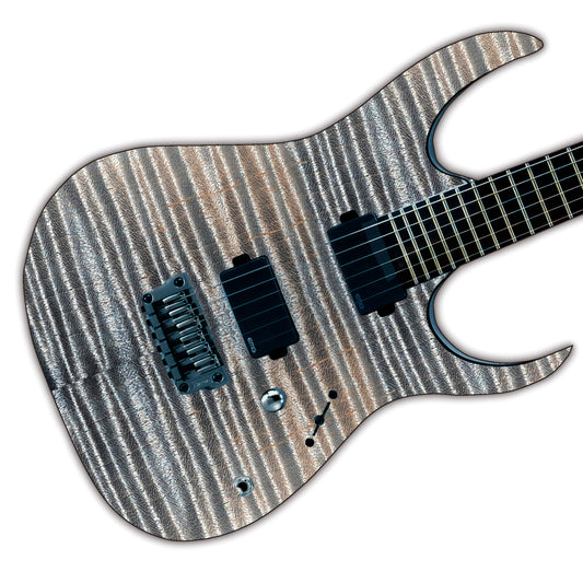 Modern Guitar Skin Vinyl Wrap Decal Sticker Flamed Maple Natural Fade GS106