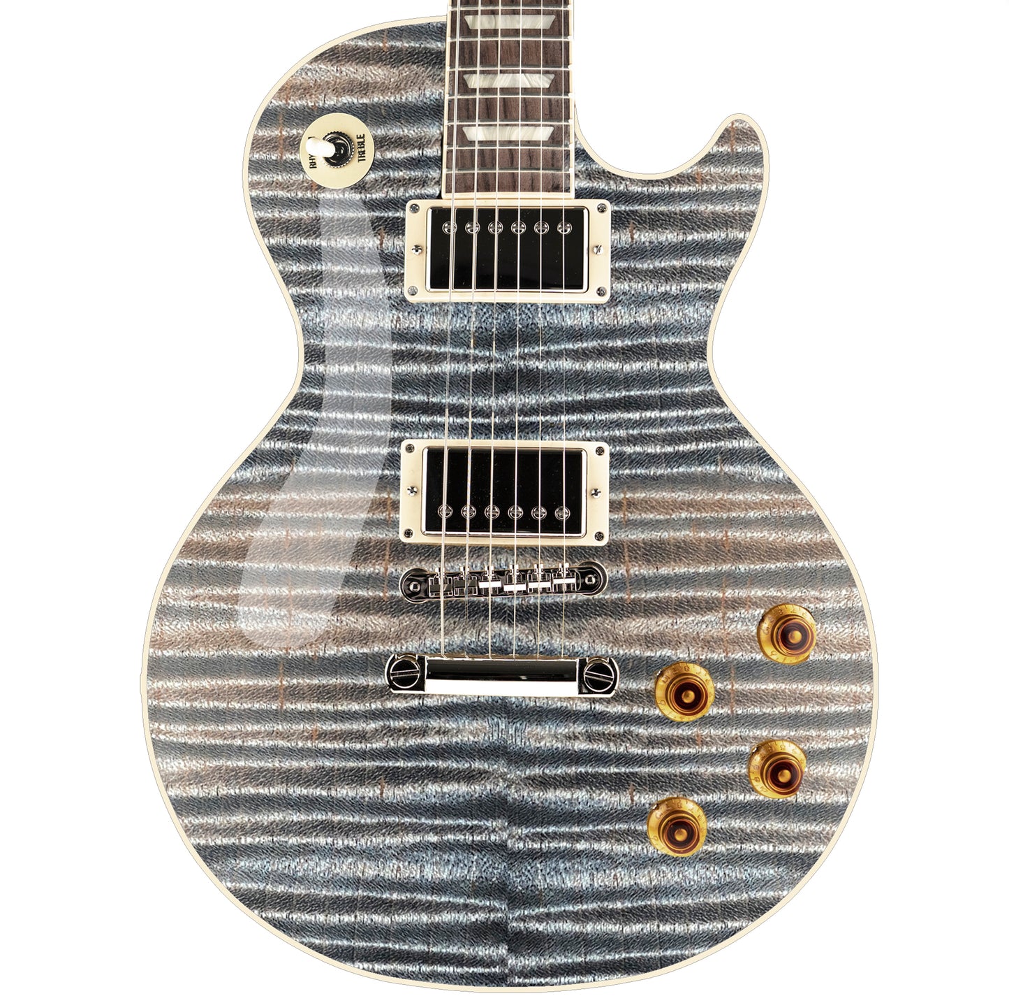 Modern Guitar Skin Vinyl Wrap Decal Sticker Flamed Maple Natural Fade GS106