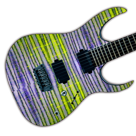 Modern Guitar Skin Vinyl Wrap Decal Sticker Flamed Maple The Slime Zebra GS109