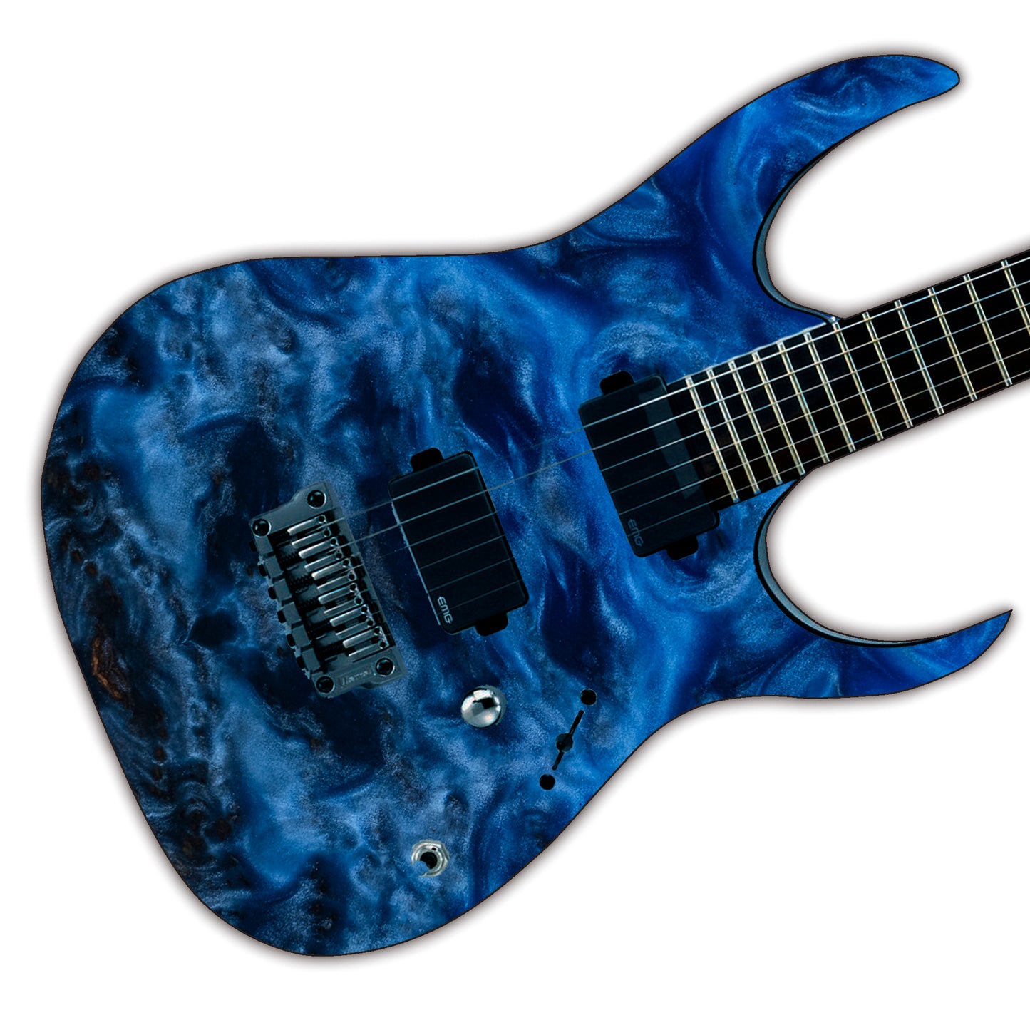Guitar/Bass Skin Axe Wrap Re Skin Vinyl Wrap Decal Sticker Blue Galaxy GS117