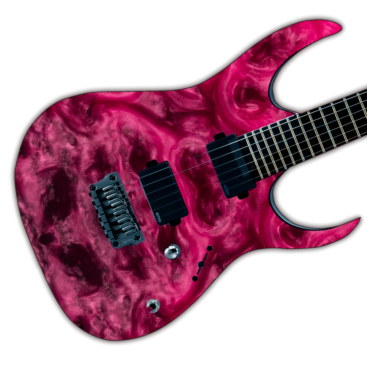 Guitar/Bass Skin Axe Wrap Re Skin Vinyl Wrap Decal Sticker Pink Galaxy GS119
