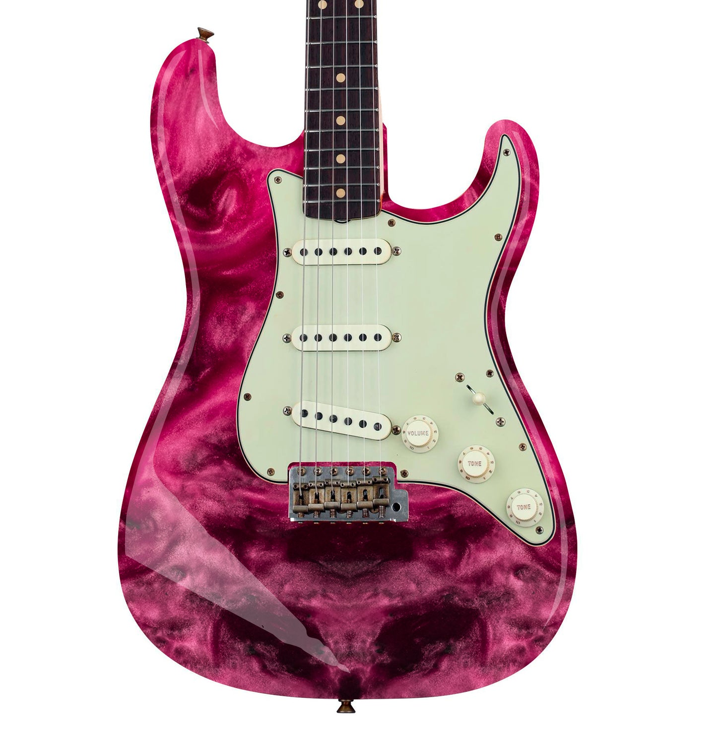 Guitar/Bass Skin Axe Wrap Re Skin Vinyl Wrap Decal Sticker Pink Galaxy GS119