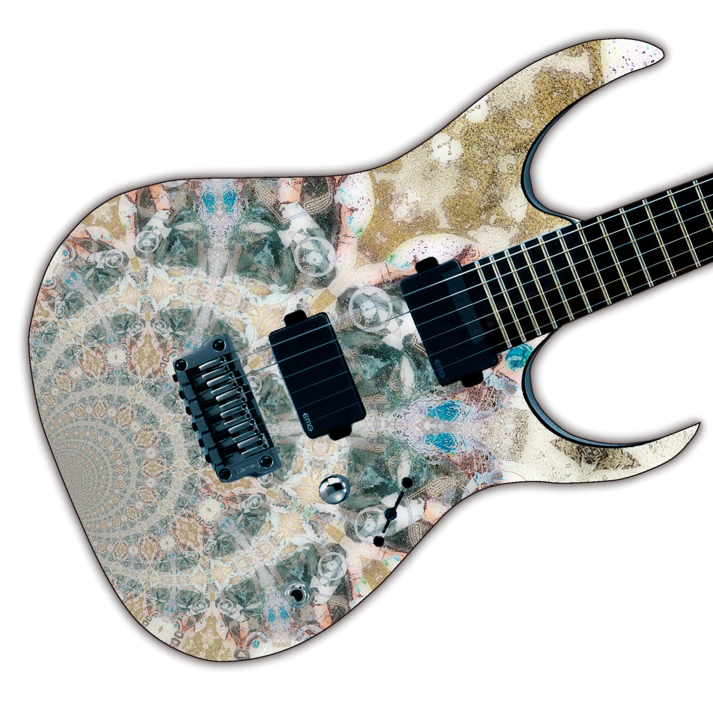 DesignDivil Custom Guitar Skin Vinyl Wrap Laminated Air Lease Print Decal. The Moroccan GS11