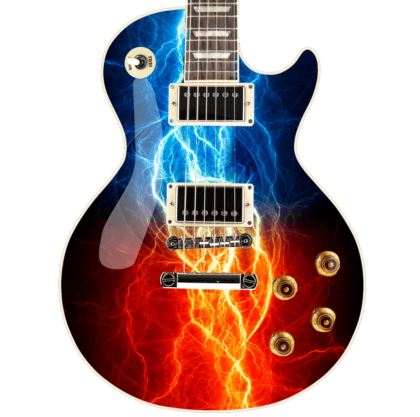 Guitar/Bass Skin Axe Wrap Re Skin Vinyl Decal Sticker Ride the Lightning GS121