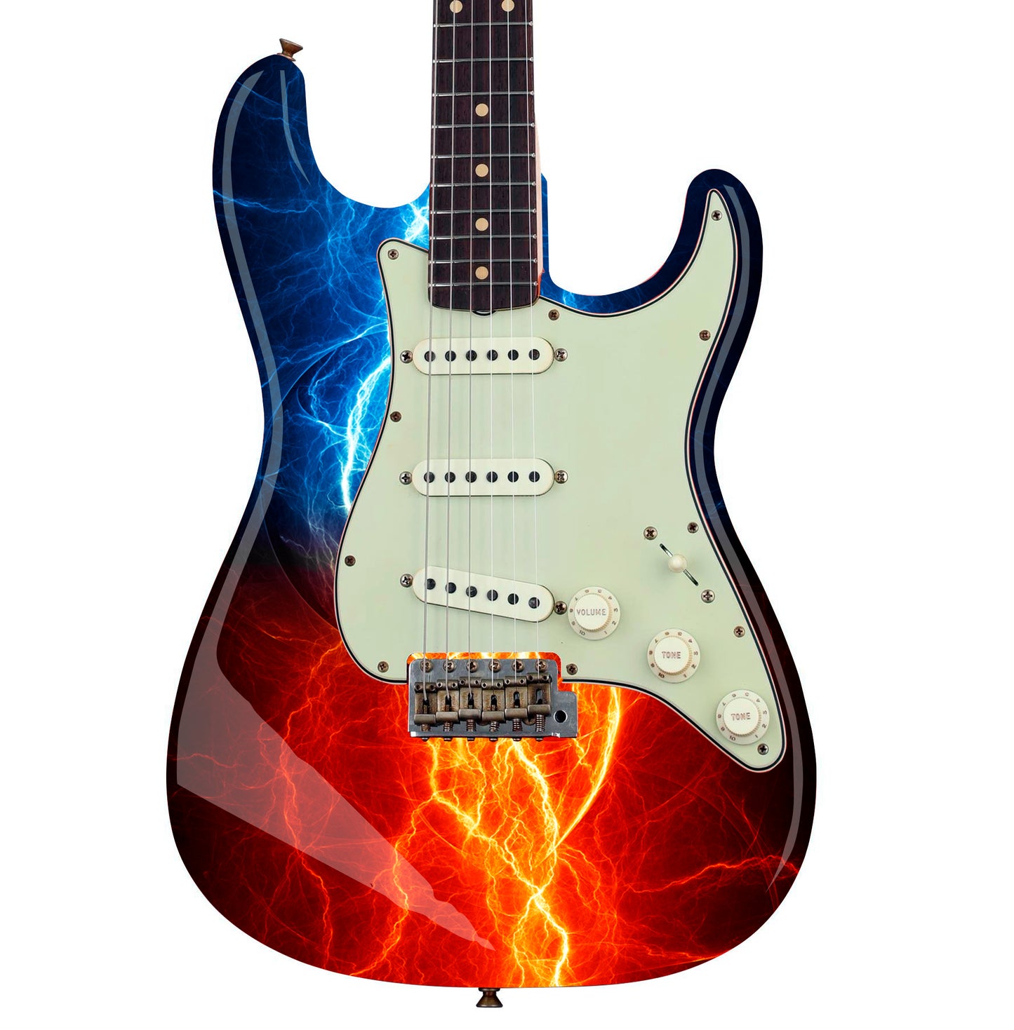 Guitar/Bass Skin Axe Wrap Re Skin Vinyl Decal Sticker Ride the Lightning GS121
