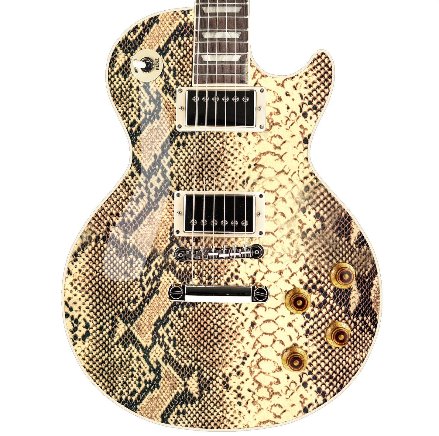 Pro Guitar/Bass Skin Wrap Vinyl Decal Sticker The Rattler Snake Skin GS128