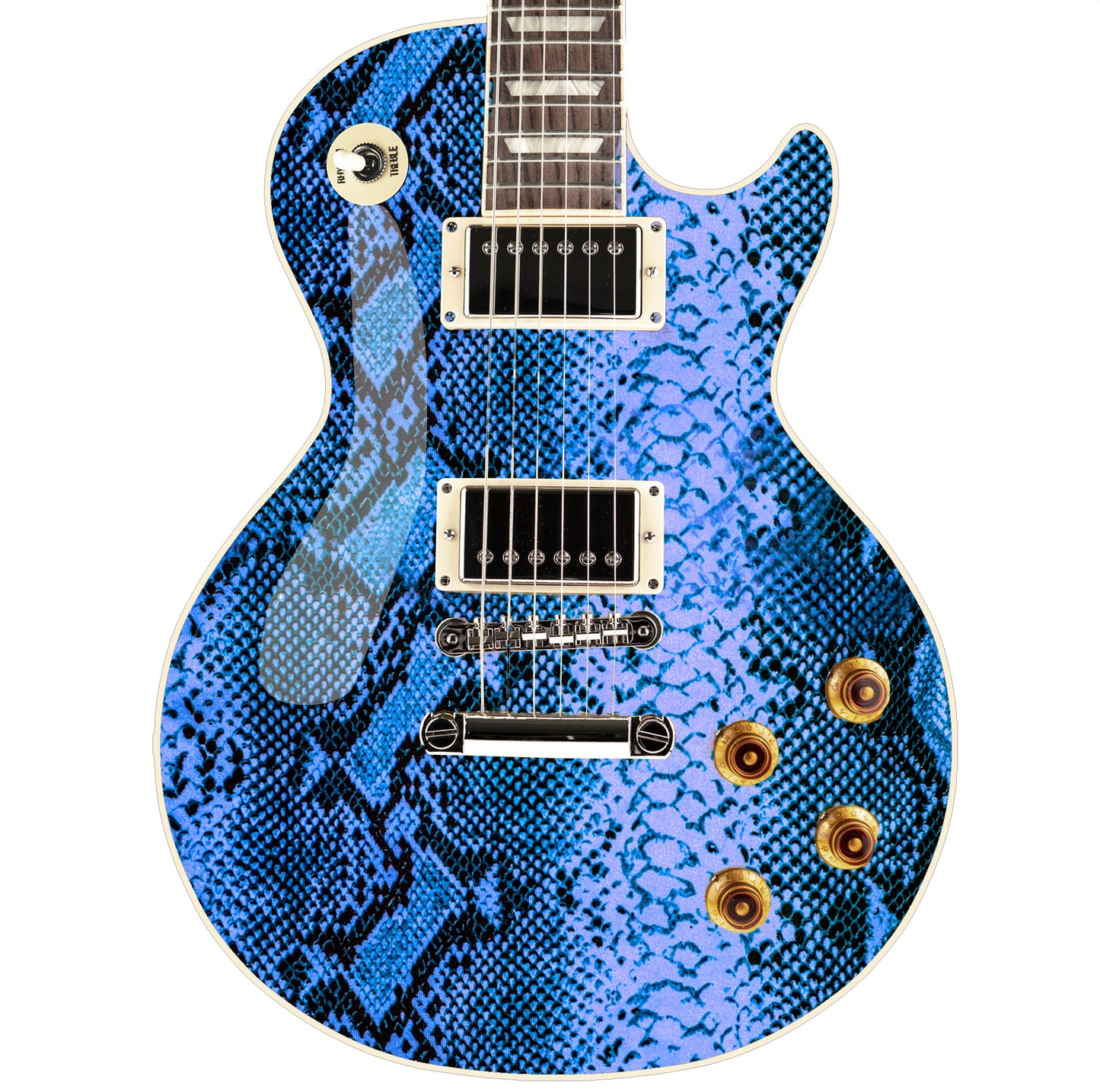 Pro Guitar/Bass Vinyl Skin Wrap Decal Sticker The Blue Venom GS129