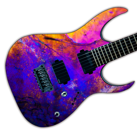 DesignDivil Custom Guitar Skin Vinyl Wrap Laminated Air Lease Print Decal. Purple Haze GS12