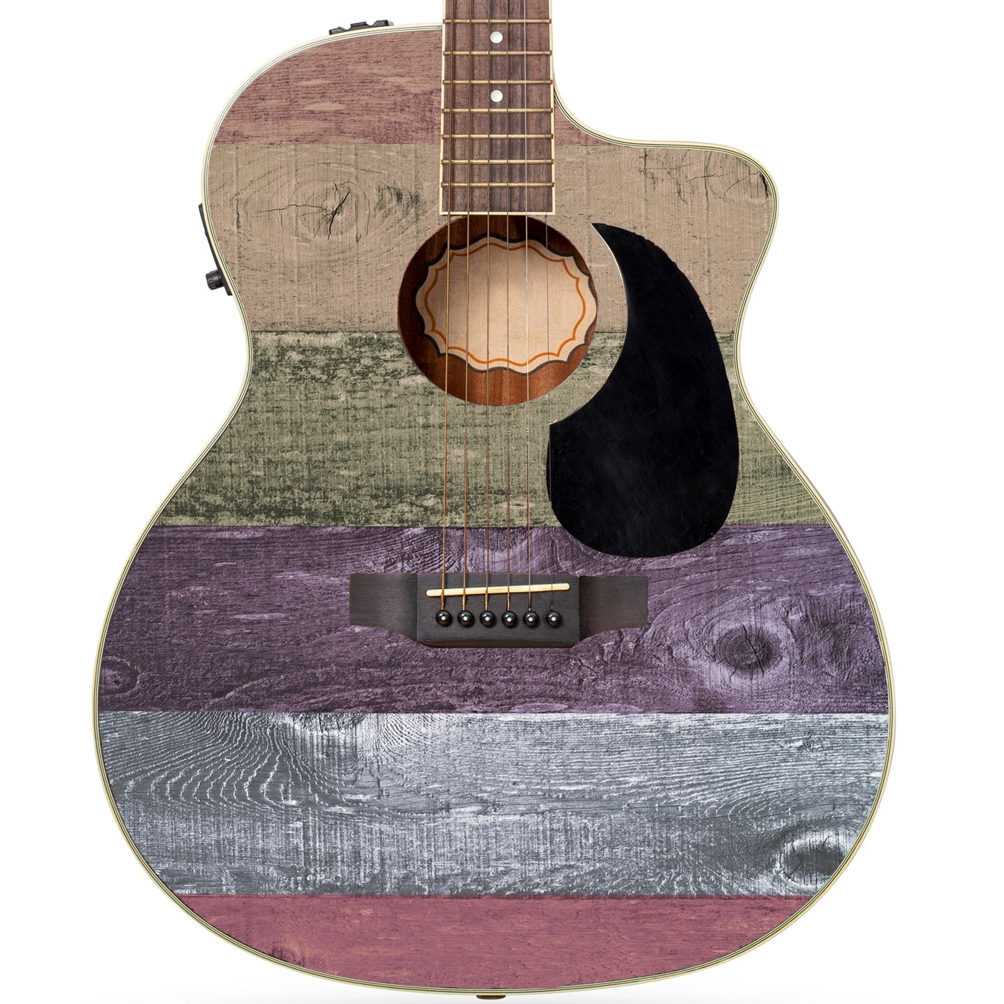 Acoustic/Electric Guitar Skin Wrap Vinyl Decal Sticker 'Colour Palette' GS152