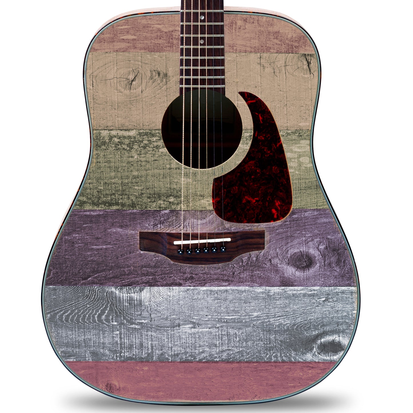 Acoustic/Electric Guitar Skin Wrap Vinyl Decal Sticker 'Colour Palette' GS152