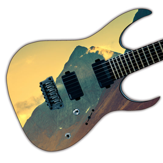 DesignDivil Custom Guitar Skin Vinyl Wrap Laminated Air Lease Print Decal The Summit GS15
