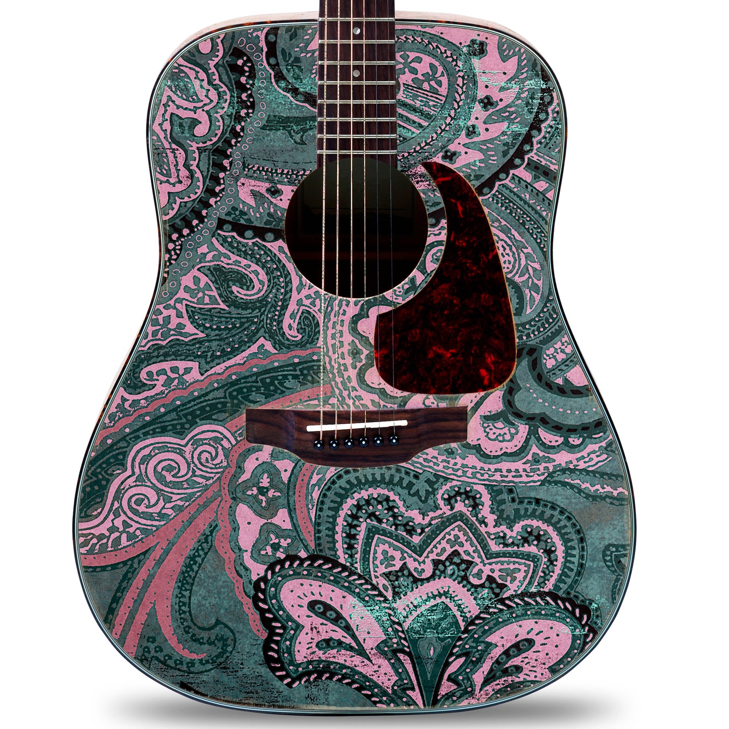 Acoustic/Electric Guitar Skin Wrap Vinyl Decal Sticker Modern Lace GS172