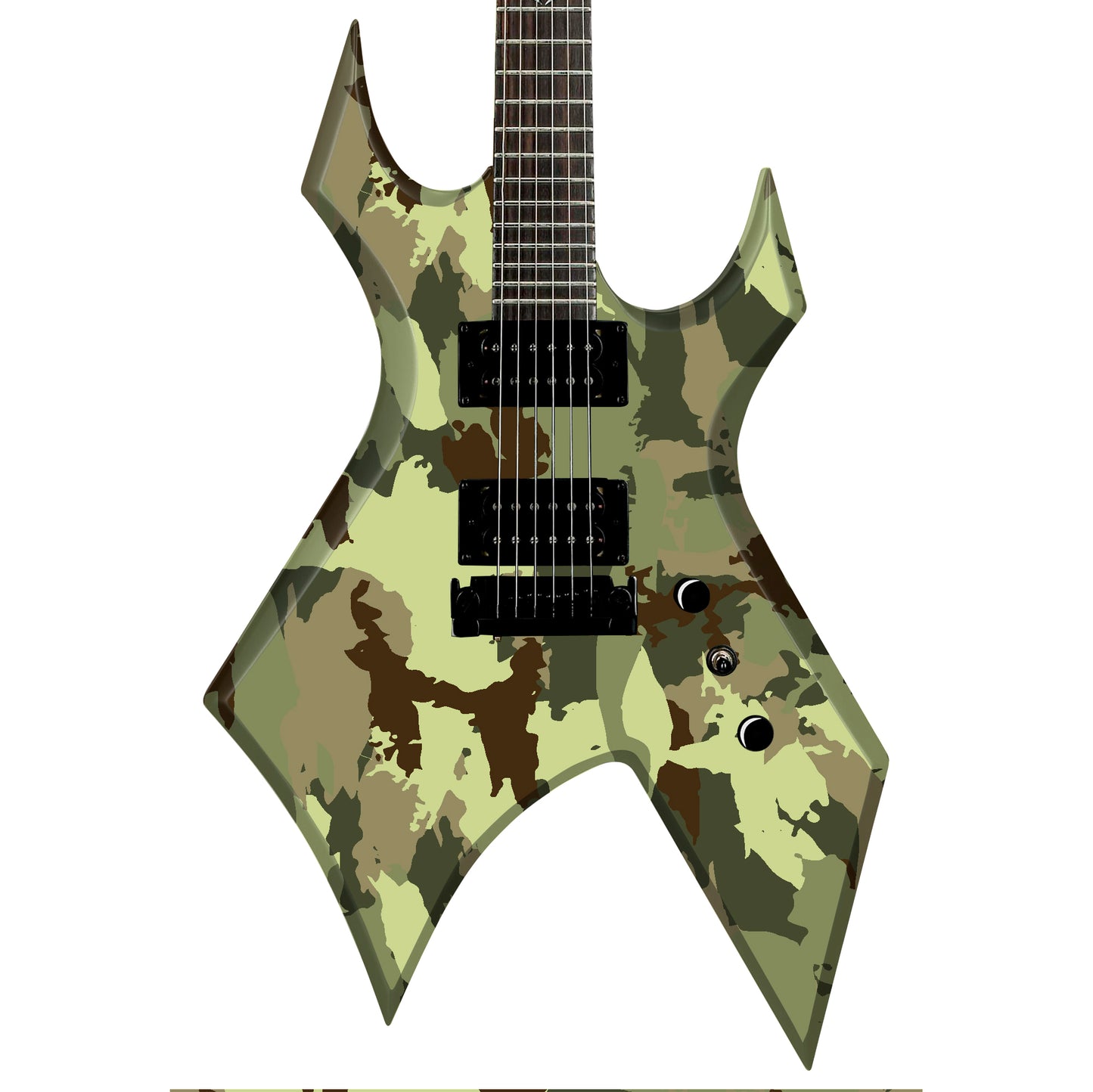 The Camo Selection Guitar/Bass Vinyl Skin Wrap Decal Sticker Skins. Jungle GS189