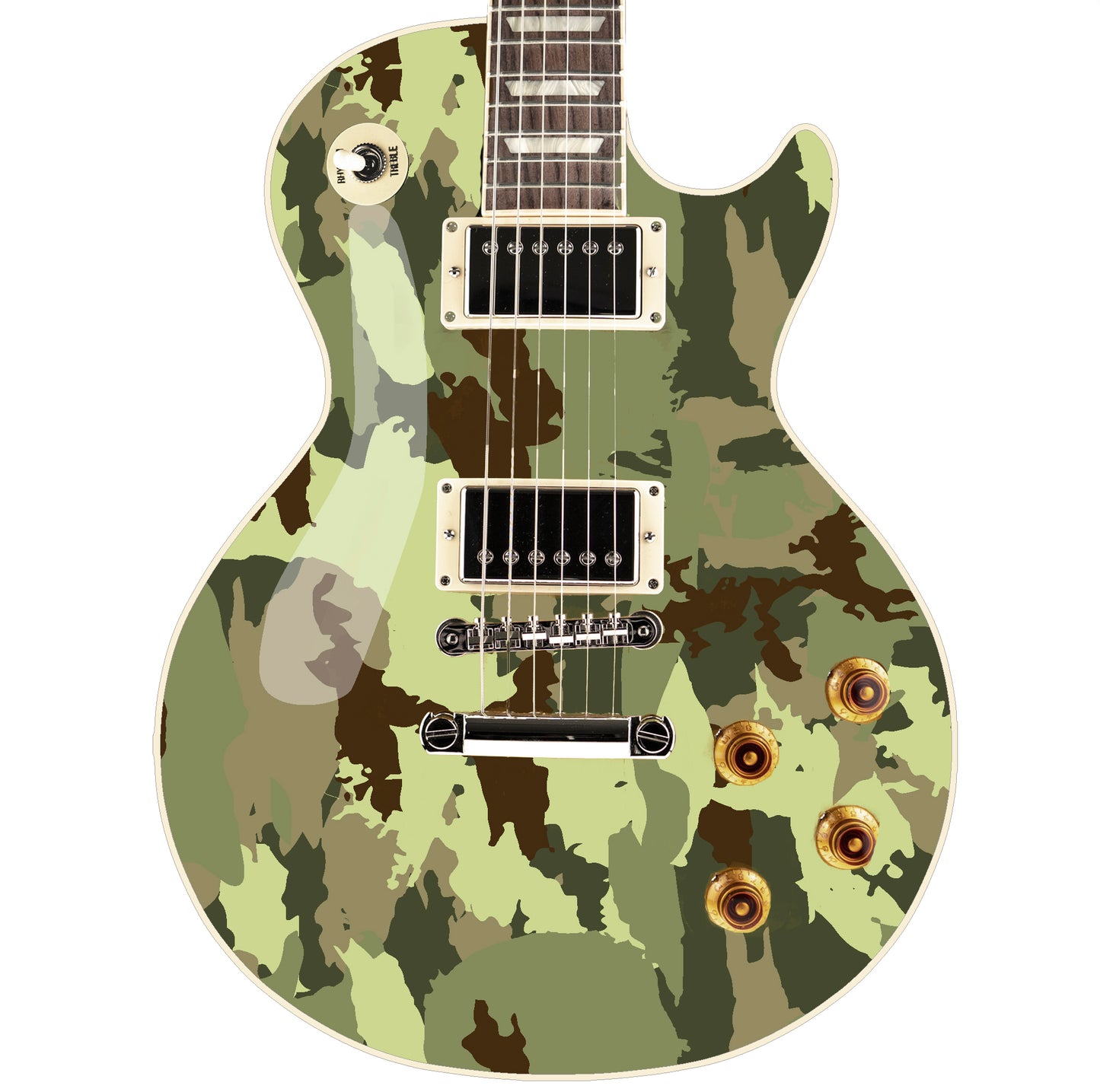 The Camo Selection Guitar/Bass Vinyl Skin Wrap Decal Sticker Skins. Jungle GS189