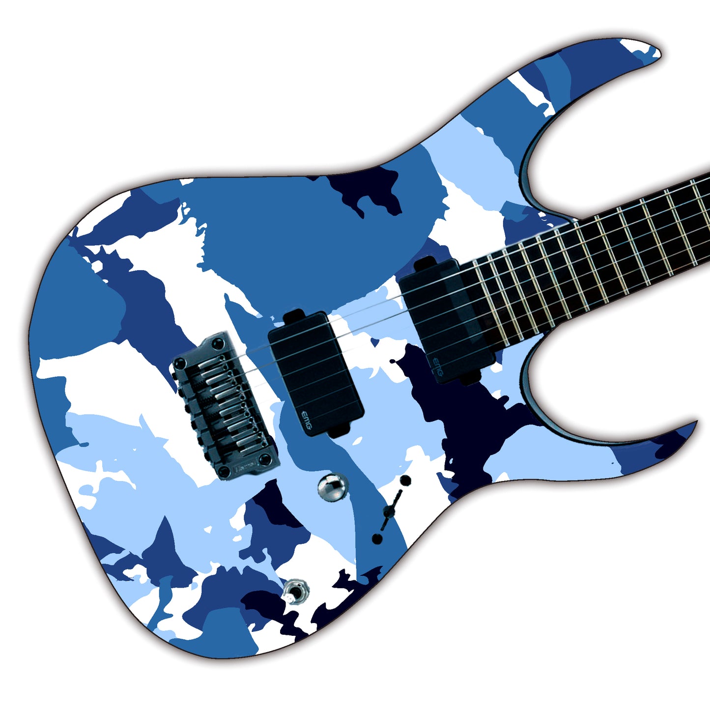 The Camo Selection Guitar/Bass Vinyl Skin Wrap Decal Sticker Skins. Ocean GS191