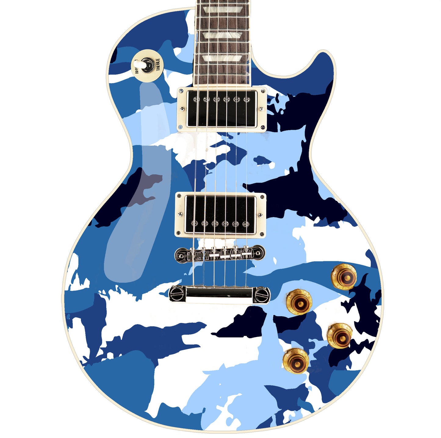 The Camo Selection Guitar/Bass Vinyl Skin Wrap Decal Sticker Skins. Ocean GS191
