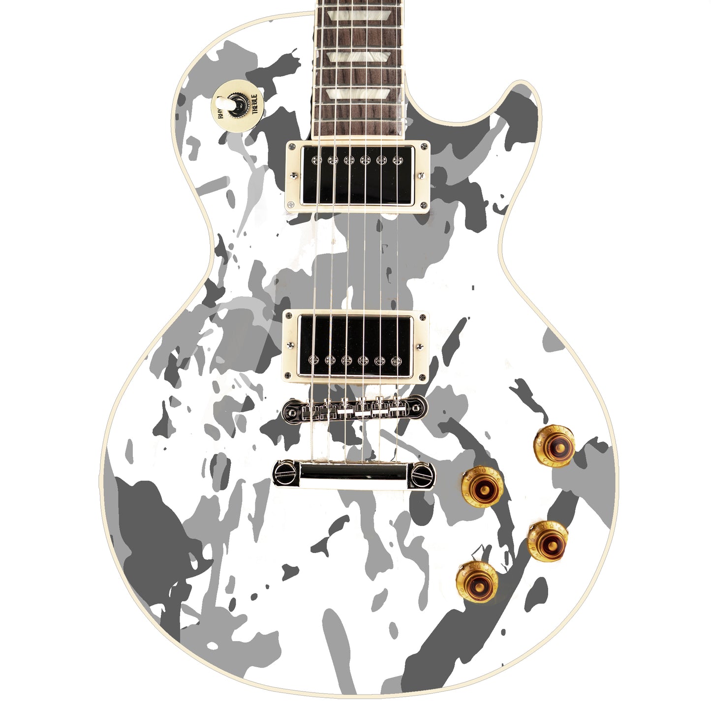 The Camo Selection Guitar/Bass Vinyl Skin Wrap Decal Sticker Skins. Artic GS192
