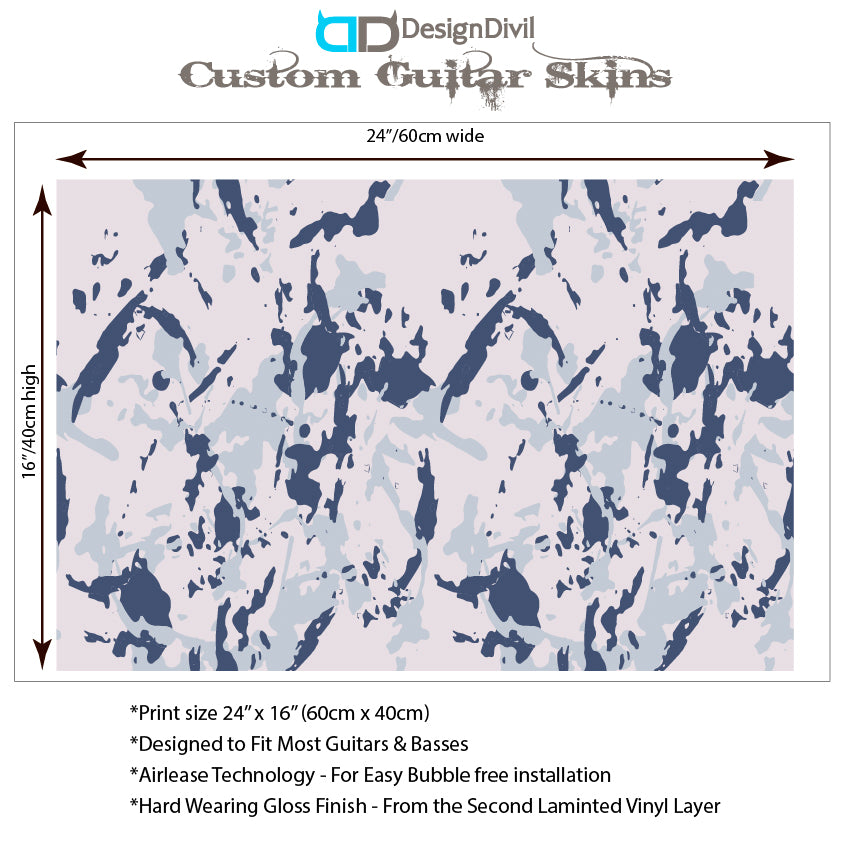 The Camo Selection Guitar/Bass Vinyl Skin Wrap Decal Sticker Skins. City GS196