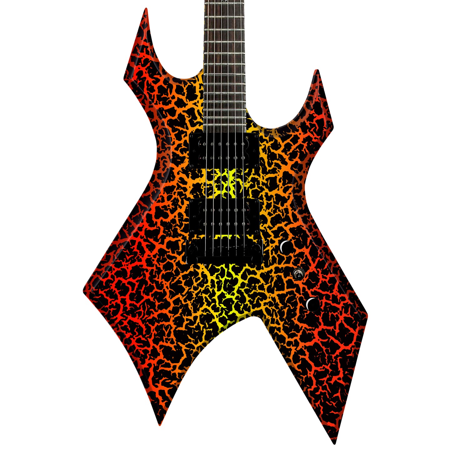 The Crackle Selection Guitar/Bass Vinyl Skin Wrap Decal Sticker Skin. Sunrise GS199