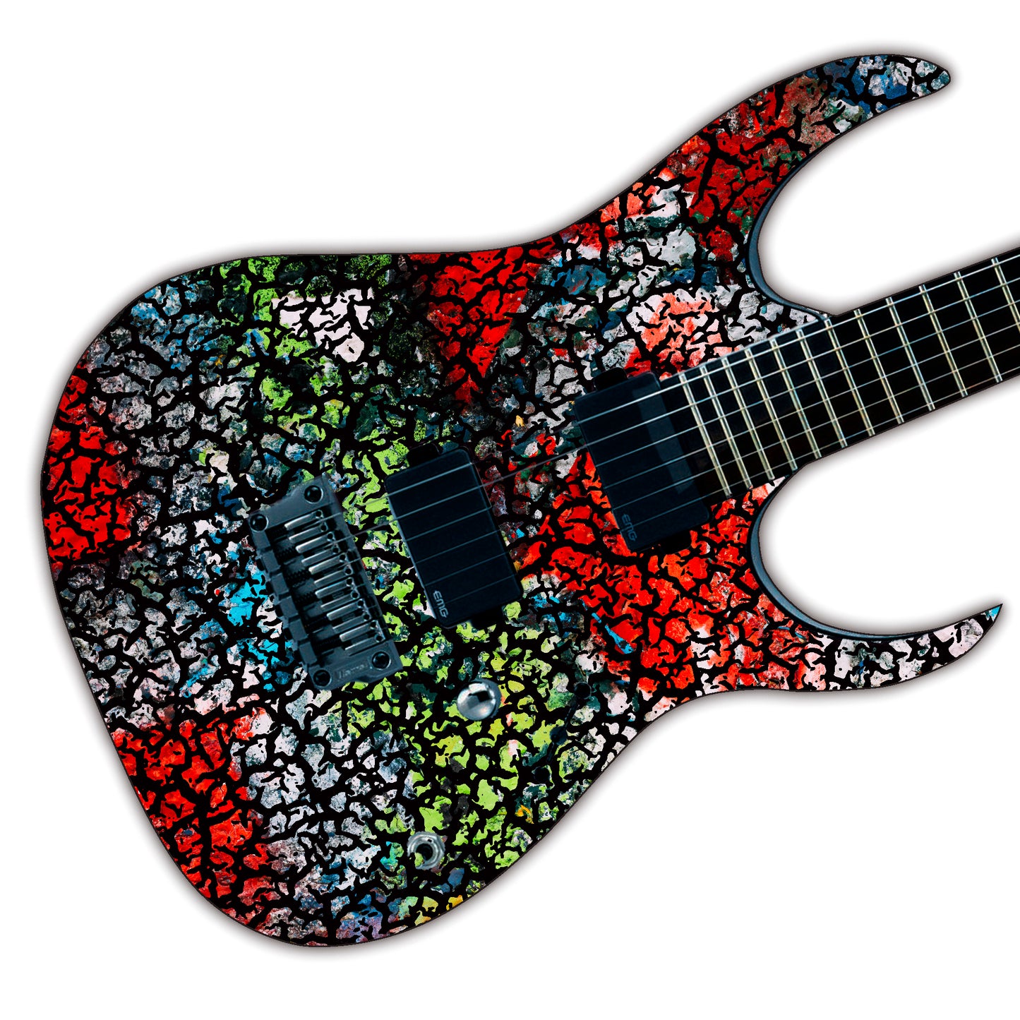The Crackle Selection Guitar/Bass Vinyl Skin Wrap Decal Sticker Skin. Graffiti GS203