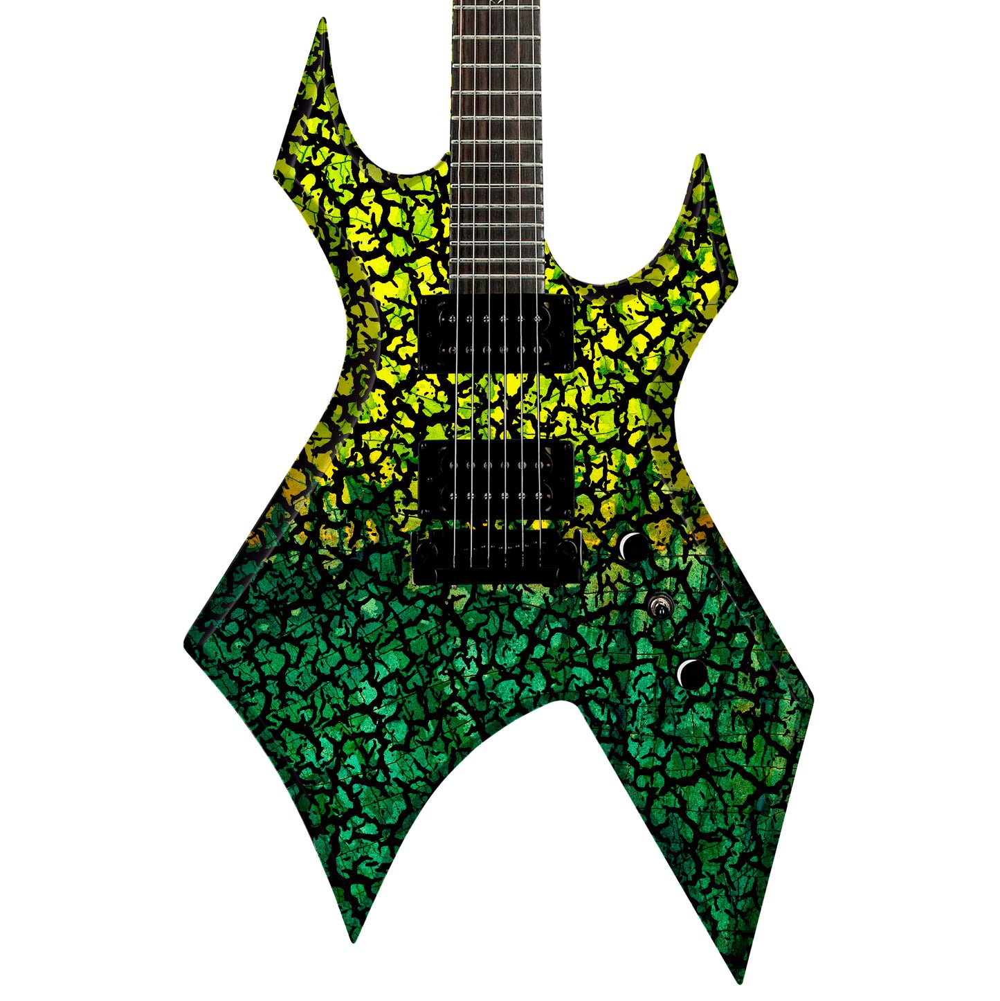 The Crackle Selection Guitar/Bass Vinyl Skin Wrap Decal Sticker Skin. Toxic GS204