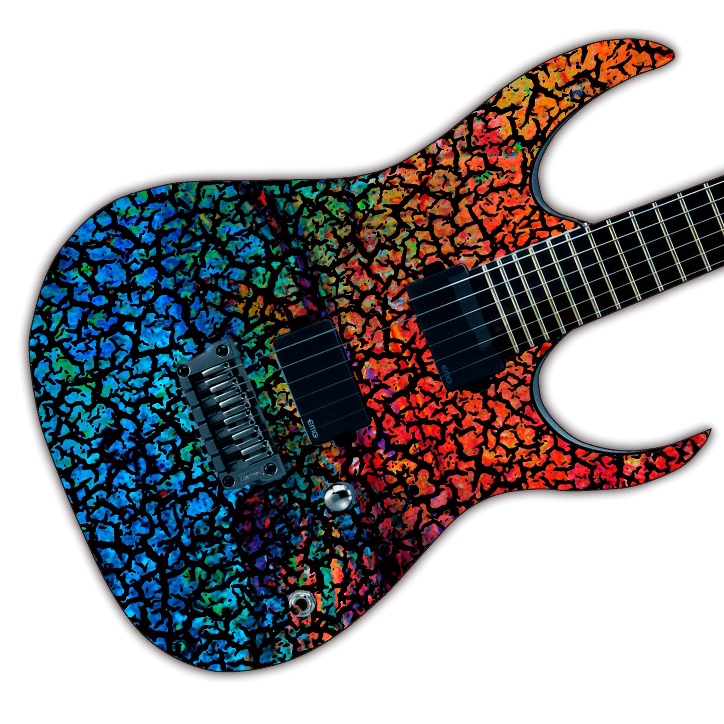 The Crackle Selection Guitar/Bass Vinyl Skin Wrap Decal Sticker Skin. Apocalypse GS205