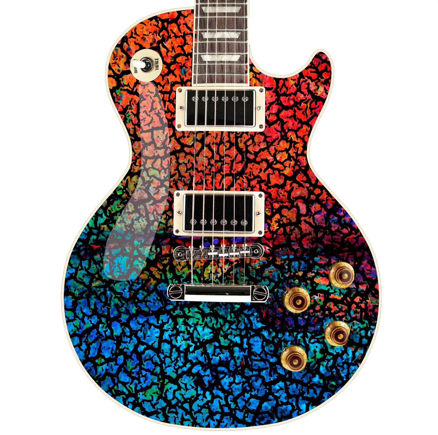 The Crackle Selection Guitar/Bass Vinyl Skin Wrap Decal Sticker Skin. Apocalypse GS205