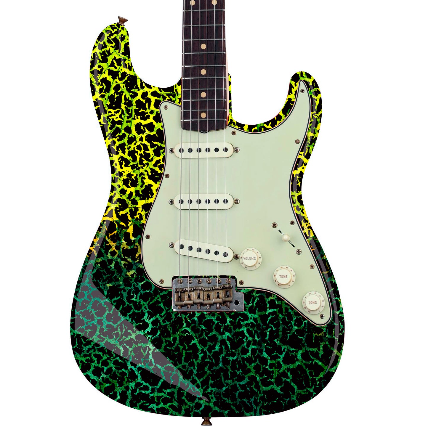 The Crackle Selection Guitar/Bass Vinyl Skin Wrap Decal Sticker Skin. Nitro GS207