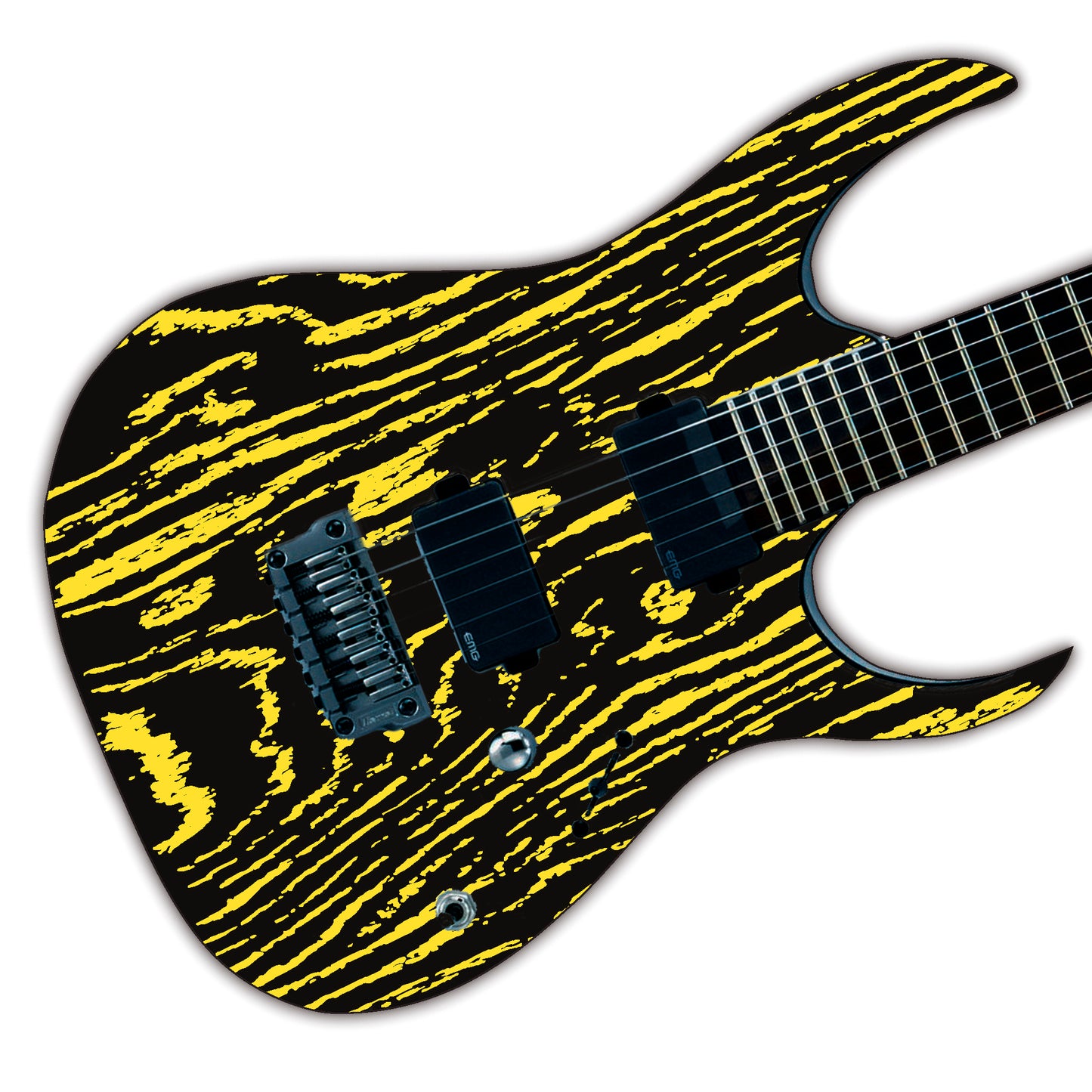 Guitar, Bass or Acoustic Skin Wrap Laminated Vinyl Decal Sticker. The Grain B&Y GS26