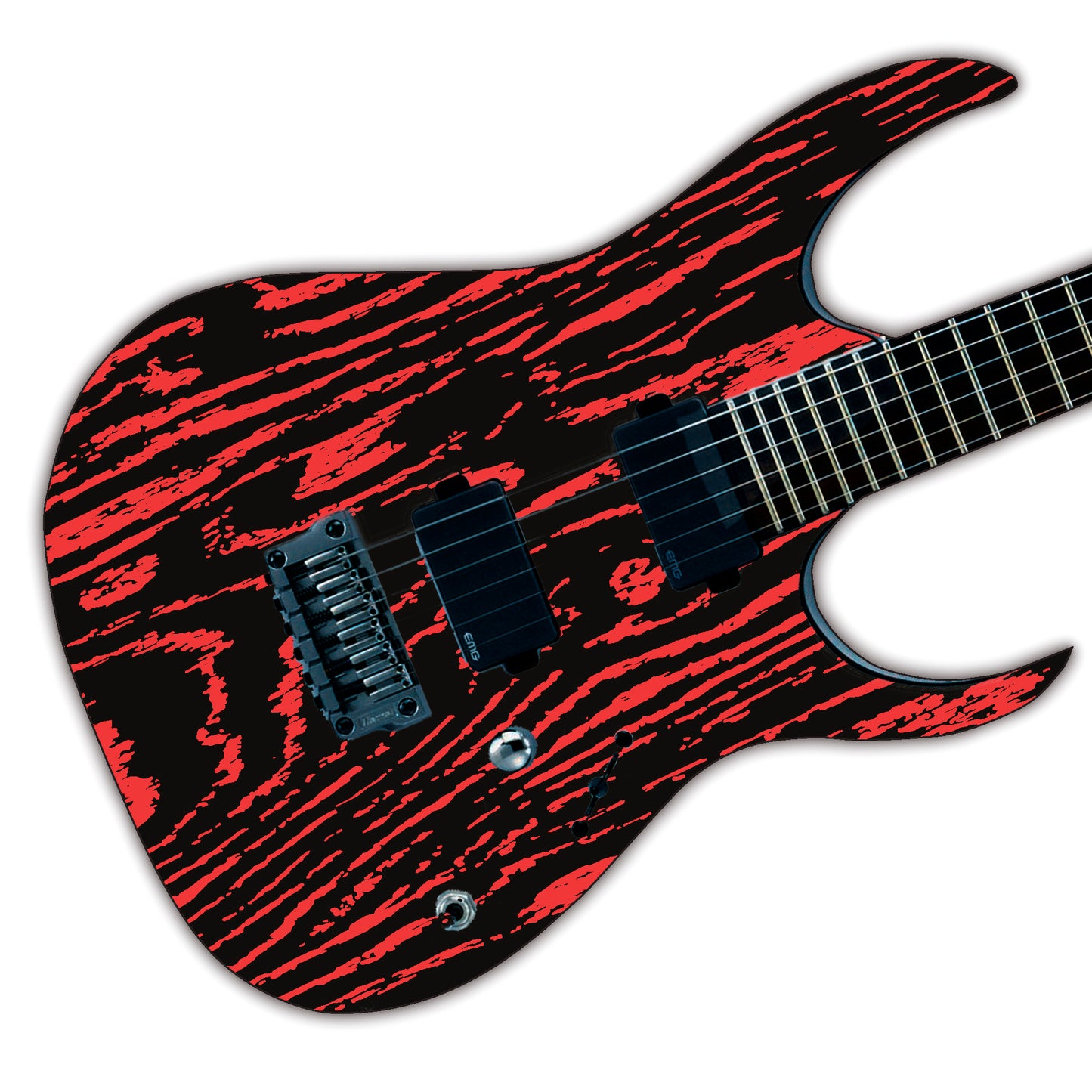 Guitar, Bass or Acoustic Skin Wrap Laminated Vinyl Decal Sticker The Grain B&R GS28