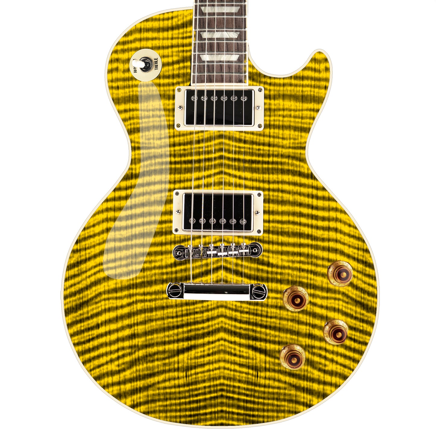 Guitar Skin Wrap Laminated Vinyl Decal Sticker The Wasp Flamed Maple GS47