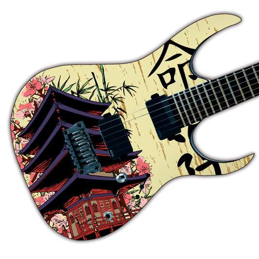 Guitar, Bass or Acoustic Skin Wrap Laminated Vinyl Decal Sticker The Minka GS76