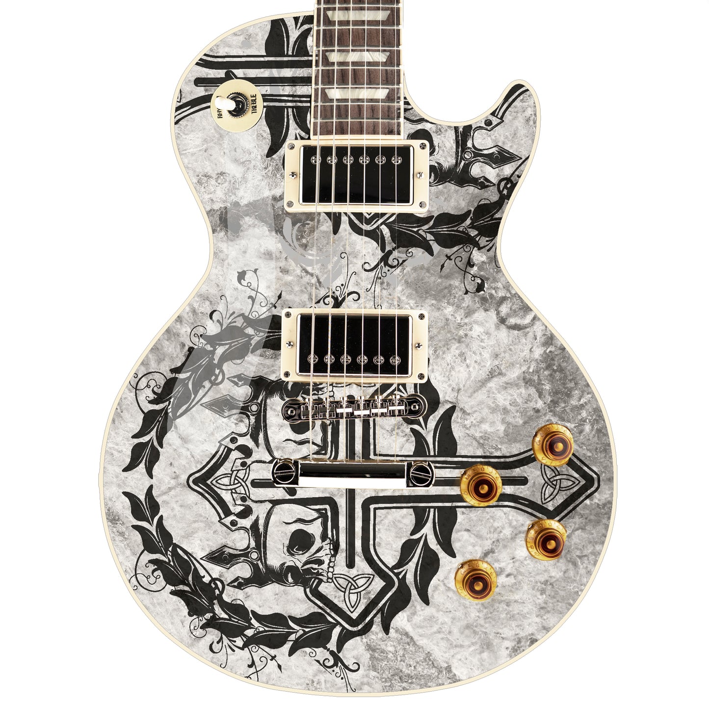 Guitar, Bass or Acoustic Skin Wrap Laminated Vinyl Decal Sticker The Crusade GS89