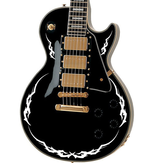 Quality Tribal Edge Guitar Vinyl Matte Decal Sticker. Colour Options Available.