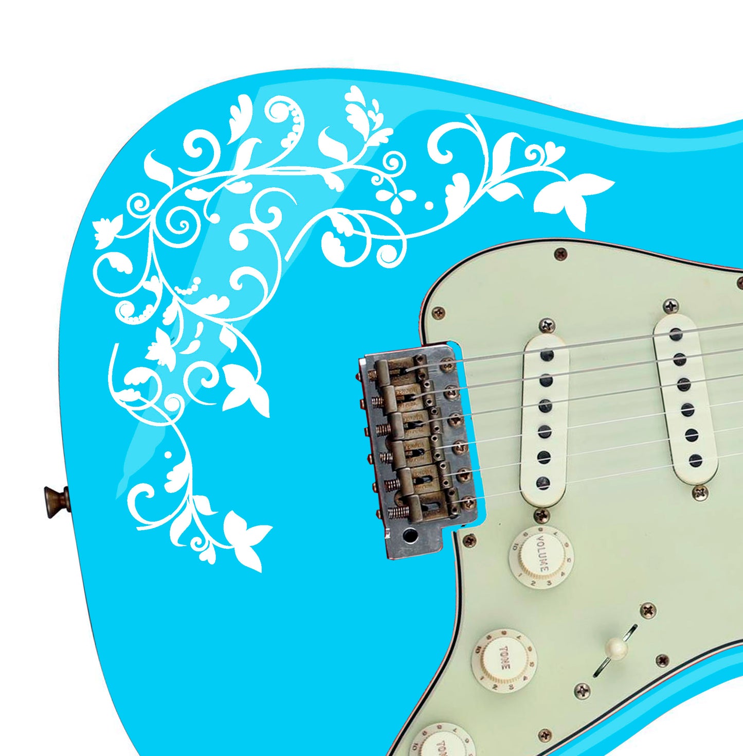 Vine of Life Decal Sticker Fits Guitars & Basses. Colour Options Available.
