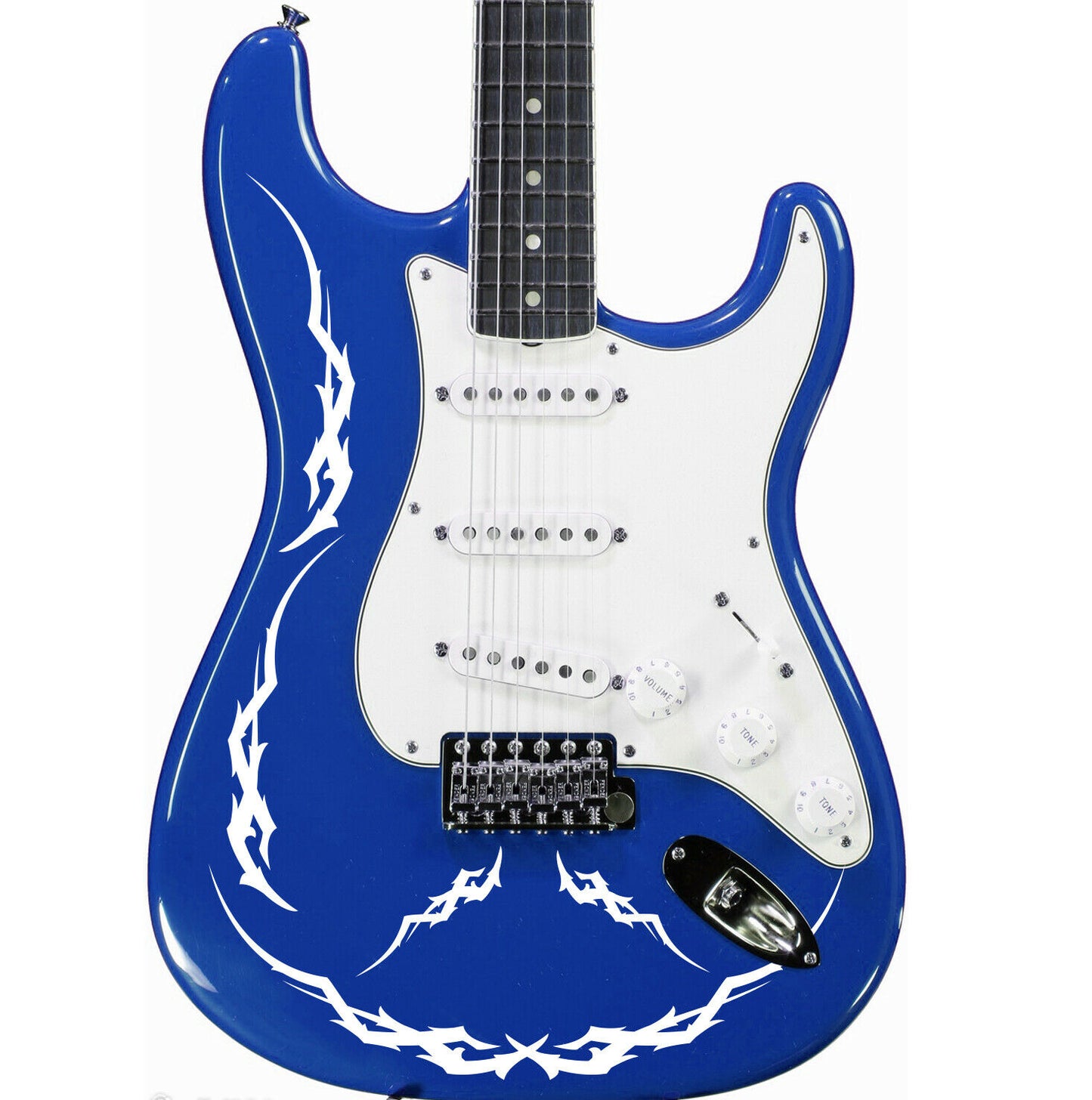 Quality Tribal Edge Guitar Vinyl Matte Decal Sticker. Colour Options Available.