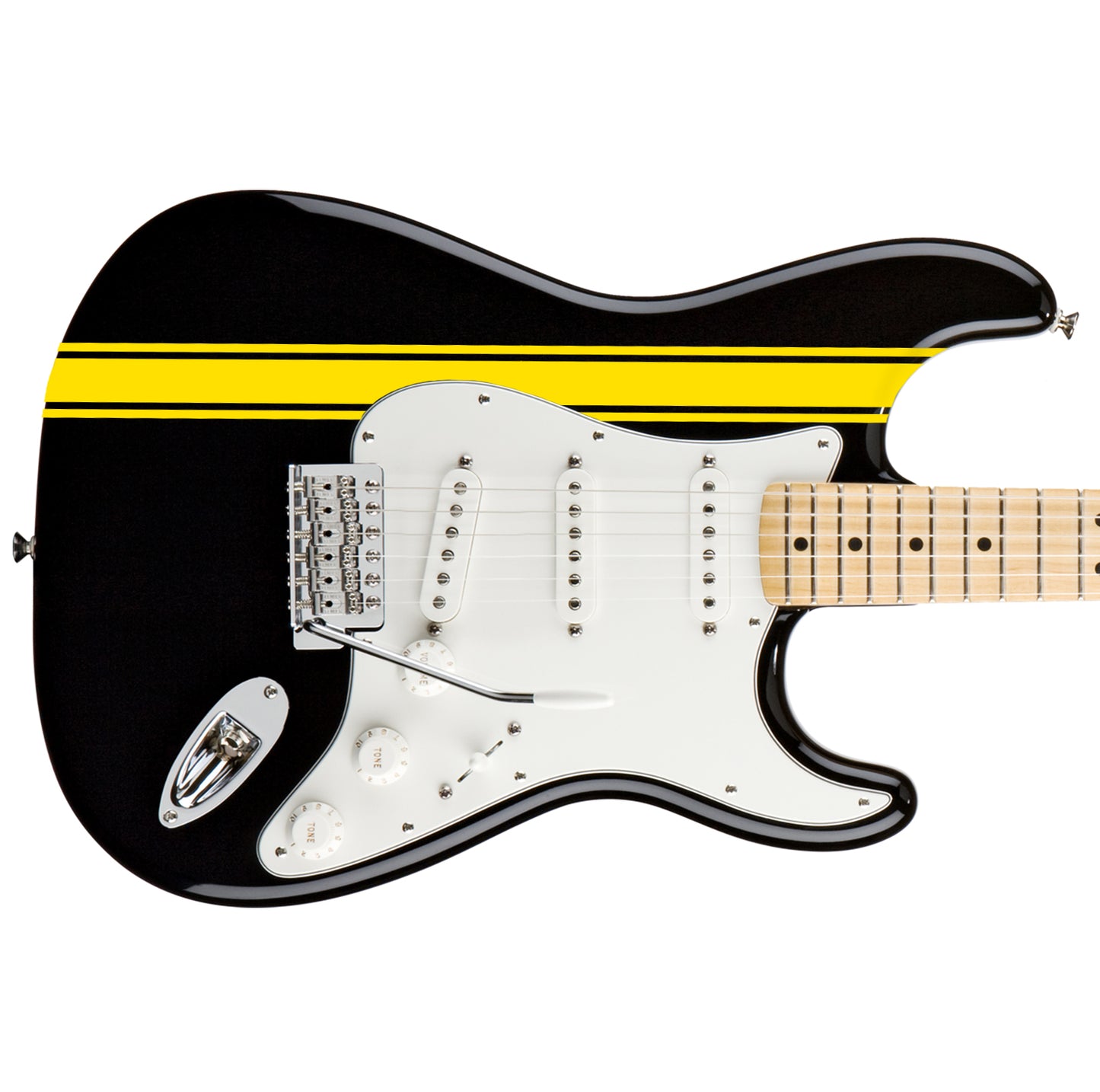 Racing Stripe Guitar Vinyl Matte Decal Sticker.