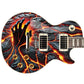 Guitar 'The Lava Hand' Horror Fan Skin Wrap - Custom Laminated Printed Vinyl Sticker Decal - Fits most Guitars and Basses.