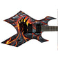 Guitar 'The Lava Hand' Horror Fan Skin Wrap - Custom Laminated Printed Vinyl Sticker Decal - Fits most Guitars and Basses.