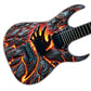 Guitar 'The Lava Hand' Horror Fan Skin Wrap - Custom Laminated Printed Vinyl Sticker Decal - Fits most Guitars and Basses.