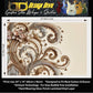 The Art Nouveau Guitar Cover Skin Wrap - Laminated Printed Vinyl Sticker Decal - Fits most Guitars and Basses.