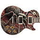 The Red Widow Guitar Cover Skin Wrap - Laminated Printed Vinyl Sticker Decal - Fits most Guitars and Basses.